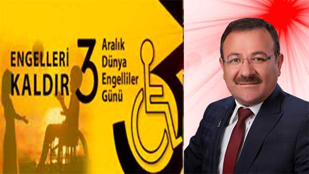 TÜRDEF Genel Başkanı Mevlüt Kandemir'den Engelliler Günü mesajı