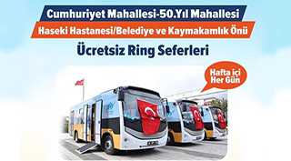  Av. Abdurrahman Dursun, Ücretsiz Ring Seferlerini Başlattı 