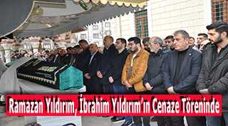 Ramazan Yıldırım, İbrahim Yıldırım'ın Cenaze Töreninde 