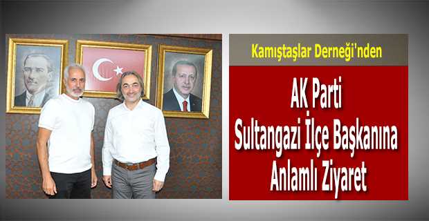 Kamıştaşlar Derneği'nden AK Parti Sultangazi İlçe Başkanına Anlamlı Ziyaret