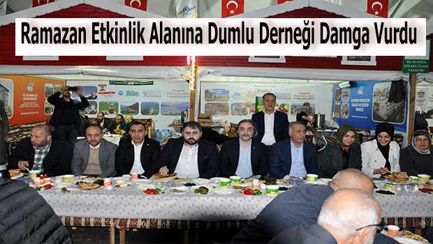 Ramazan Etkinlik Alanına Dumlu Derneği Damga Vurdu 