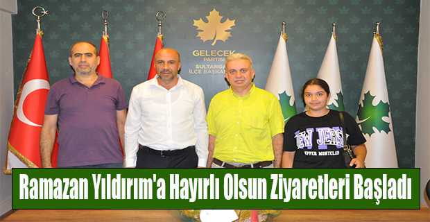 Ramazan Yıldırım'a Hayırlı Olsun Ziyaretleri Başladı