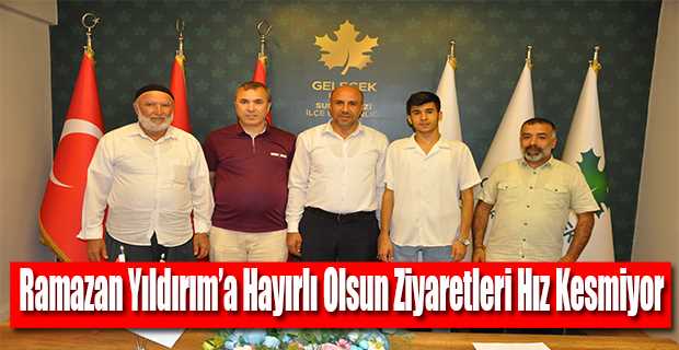 Ramazan Yıldırım'a Hayırlı Olsun Ziyaretleri Hız Kesmiyor