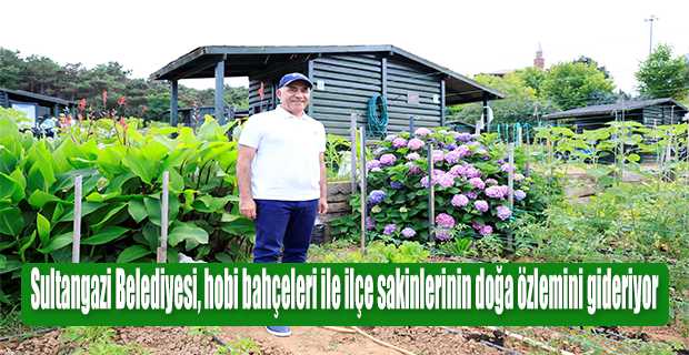 Sultangazi Belediyesi, hobi bahçeleri ile ilçe sakinlerinin doğa özlemini gideriyor