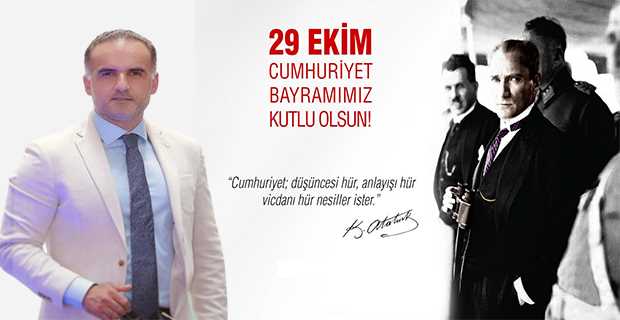 Umut Öztürk'ten 29 Ekim Cumhuriyet Bayramı Kutlama Mesajı