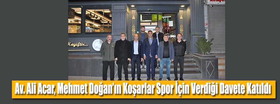 Av. Ali Acar, Mehmet Doğan'ın Koşarlar Spor İ…